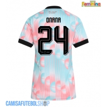Camisa de time de futebol Bélgica Amadou Onana #24 Replicas 2º Equipamento Feminina Mundo 2026 Manga Curta